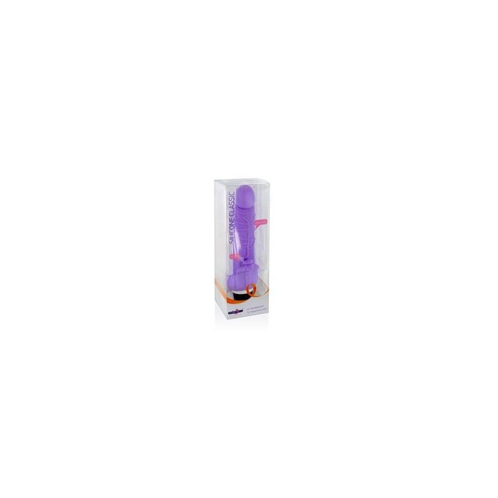 CLASSIC SILICONE PURPLE VIBRADOR 7 FUNCIONES