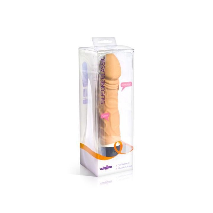 PENE VIBRADOR SILICONA REALÍSTICO 7 PROGRAMAS DE VIBRACIÓN