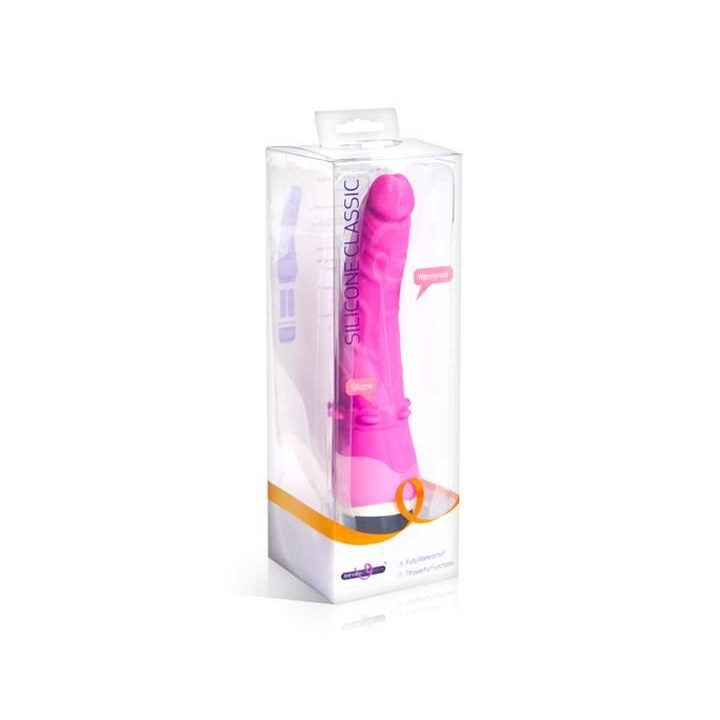 CLASSIC SILICONE VIBRADOR ROSA 7 PROGRAMAS