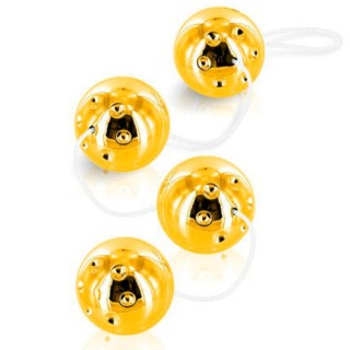 GOLD BALLS 4 BOLAS GEISHA DORADO