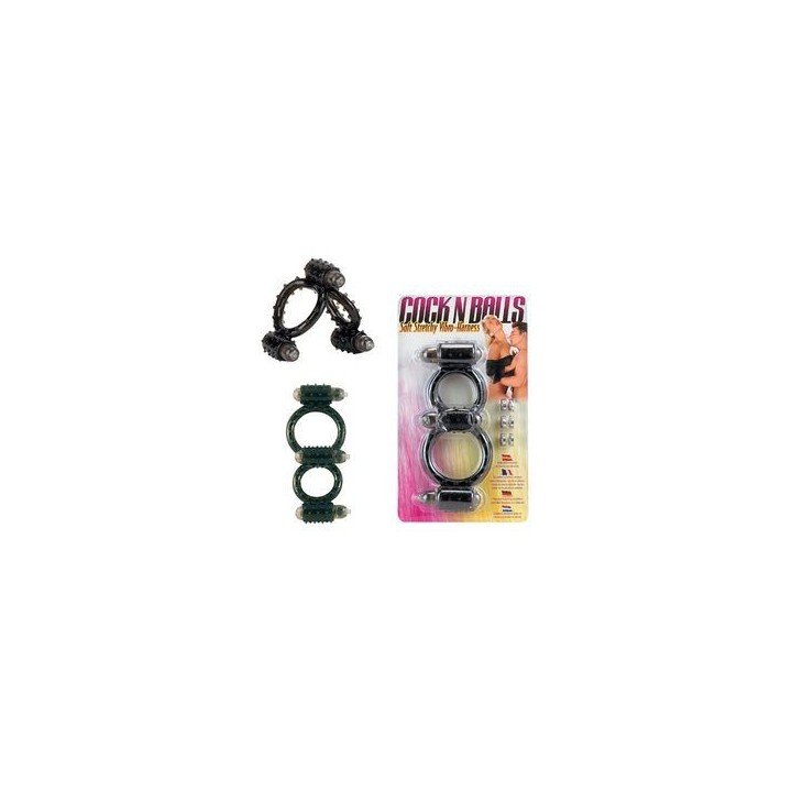 COCK N BALLS VIBRATING RING- ANILLO DOBLE VIBRADOR (AGOTADO TEMPORALMENTE)
