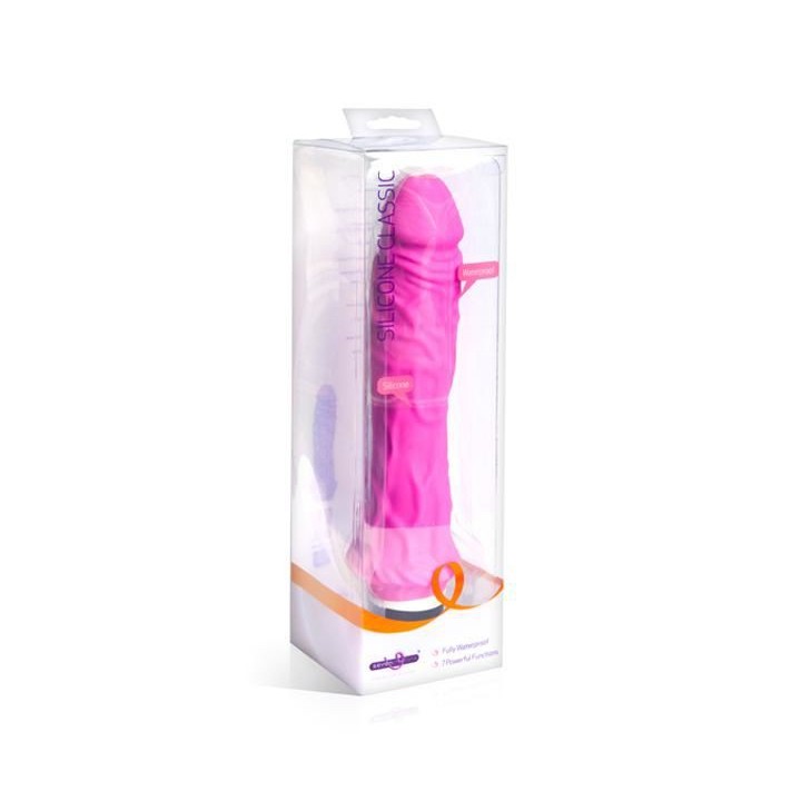 CLASSIC SILICONE PINK VIBRADOR 24CM