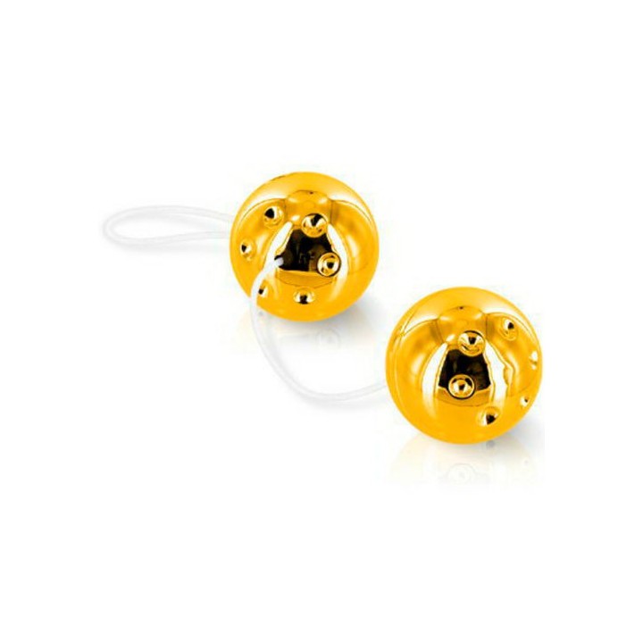 GOLD BALLS BOLAS CHINAS DORADAS