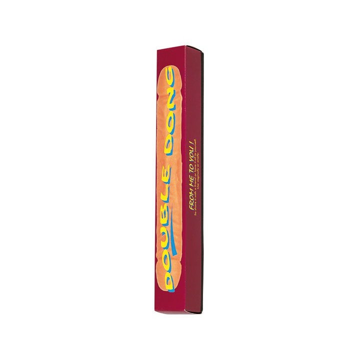 DOUBLE DONG PENE DOBLE REALÍSTICO 33CM.