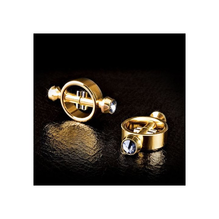 FETISH MAGNETIC CLAMPS PINZAS DORADAS