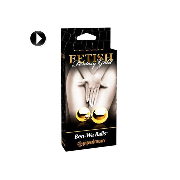 FETISH GOLD BEN-WA BALLS BOLAS METALICAS DORADAS