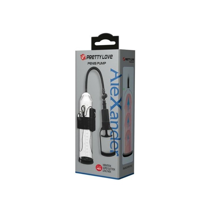 PRETTY LOVE PENIS PUMP BOMBA ERECCIÓN Y VIBRADOR