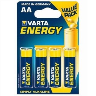 VARTA ENERGY BATTERY ALKALINE LR6 AA PILA