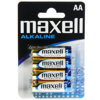 MAXELL ALKALINE AA LR6 PILA BLISTER 4U.