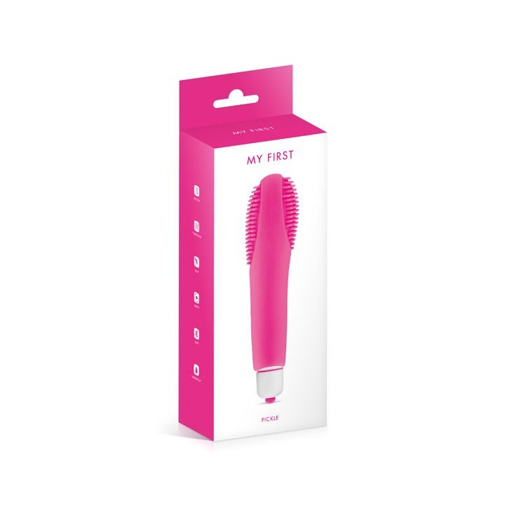 MY FIRST PICKLE VIBRADOR SILICONA 14.1CM.