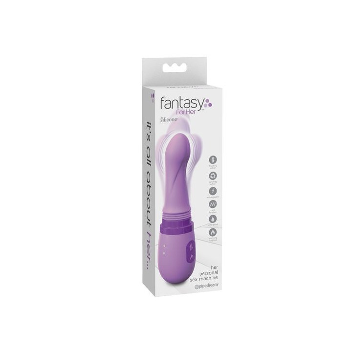 DILDO VIBRADOR CON ROTACIÓN Y FUNCIÓN CALOR RECARGABLE SILICONA