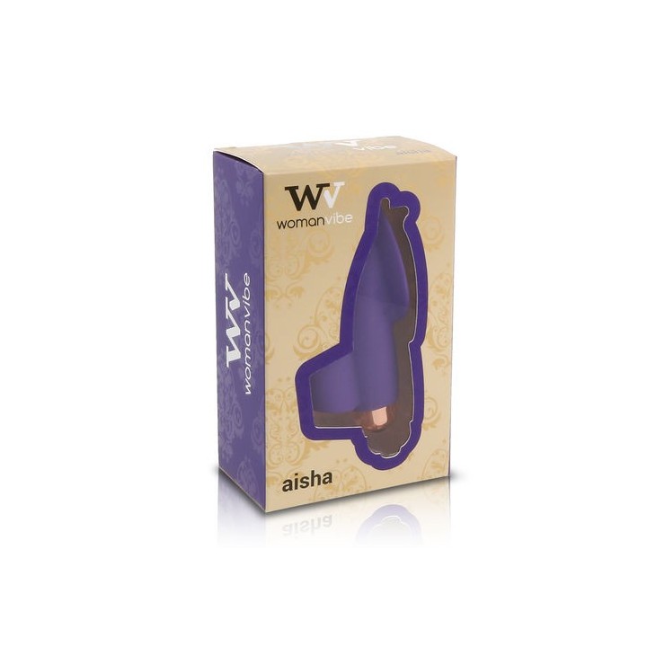WOMANVIBE AISHA STIMULATOR MASAJEADOR DEDAL SILICONA