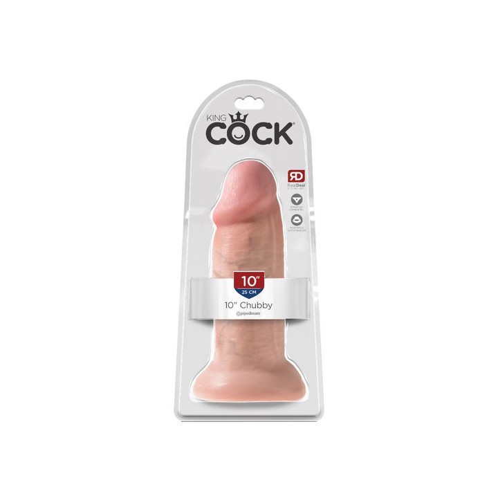 KING COCK REALISTIC DILDO CHUBBY 25CM.