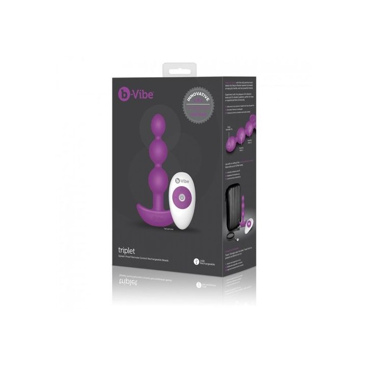 B-VIBE TRIPLET ANAL BEADS CONTROL REMOTO