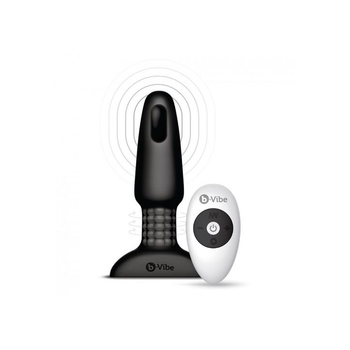 PLUG ANAL VIBRADOR CON MANDO A DISTANCIA Y RECARGABLE USB