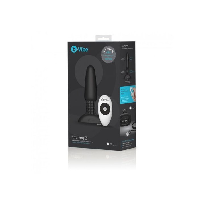 PLUG ANAL VIBRADOR CON MANDO A DISTANCIA Y RECARGABLE USB