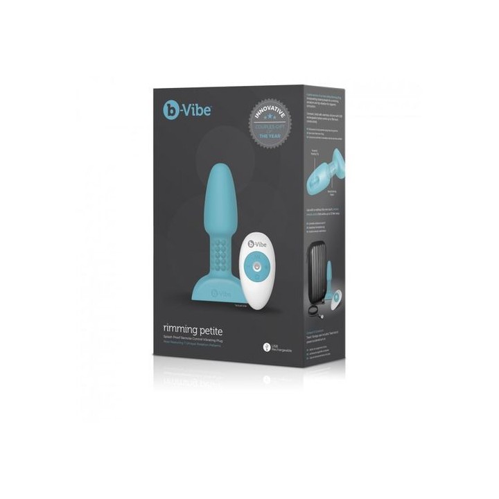 PLUG ANAL SILICONA CONTROL REMOTO B-VIBE RIMMING PETITE PLUG
