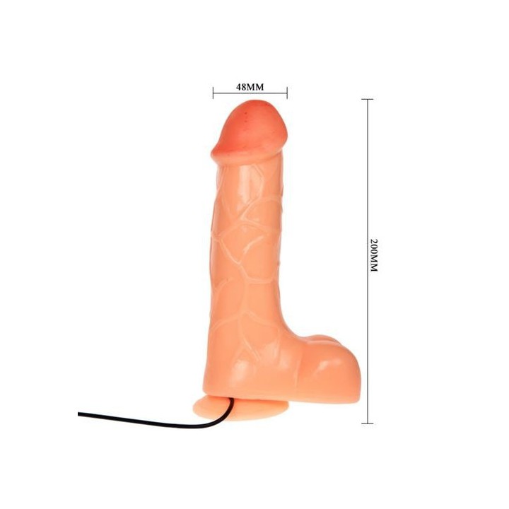 INTREPID EMPEROR VIBRADOR DILDO VENTOSA 20CM.