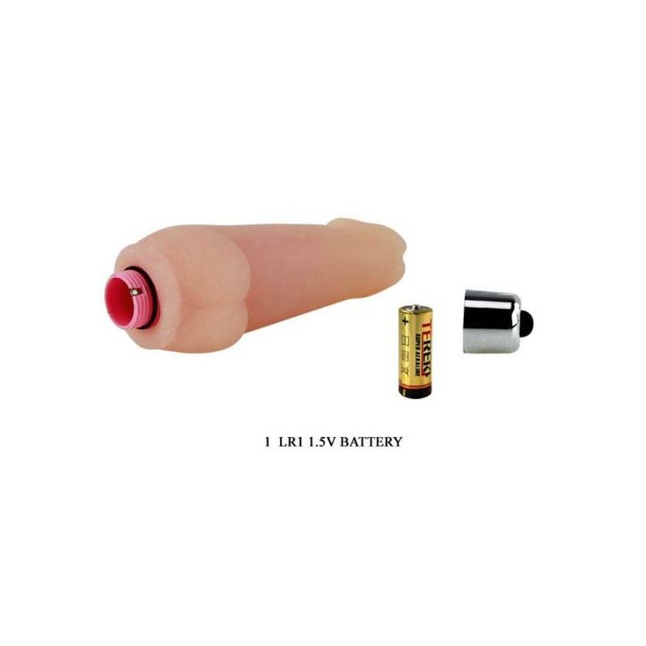 SUPER MINI VIBRATOR VIBRADOR NATURAL 12CM.
