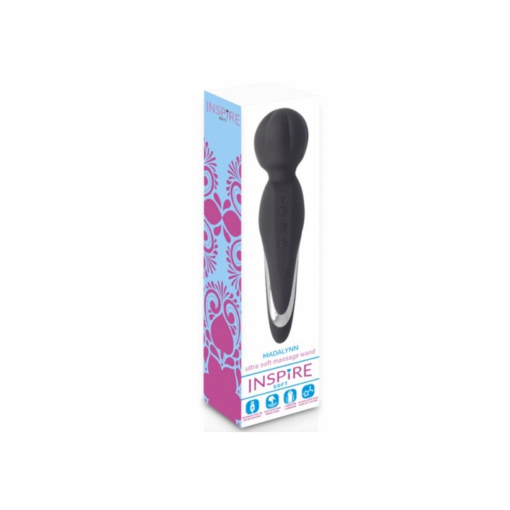INSPIRE MASSAGER WAND BLACK MASAJEADOR USB