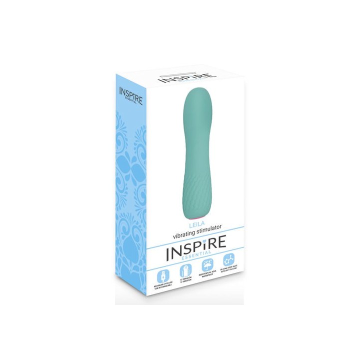 INSPIRE LEYLA VIBRATING STIMULATOR VIBRADOR TURQUESA