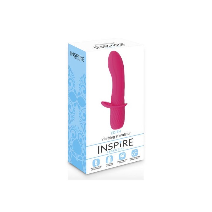 INSPIRE EDITH VIBRATING STIMULATOR VIBRADOR ROSA