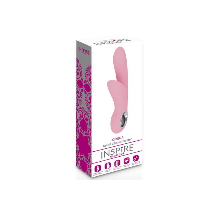 INSPIRE XIMENA RABBIT VIBE STIMULATOR VIBRADOR 19.9CM.