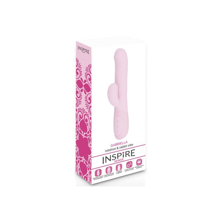 INSPIRE GABRIELLA ROTADOR Y VIBRADOR 23.8CM.