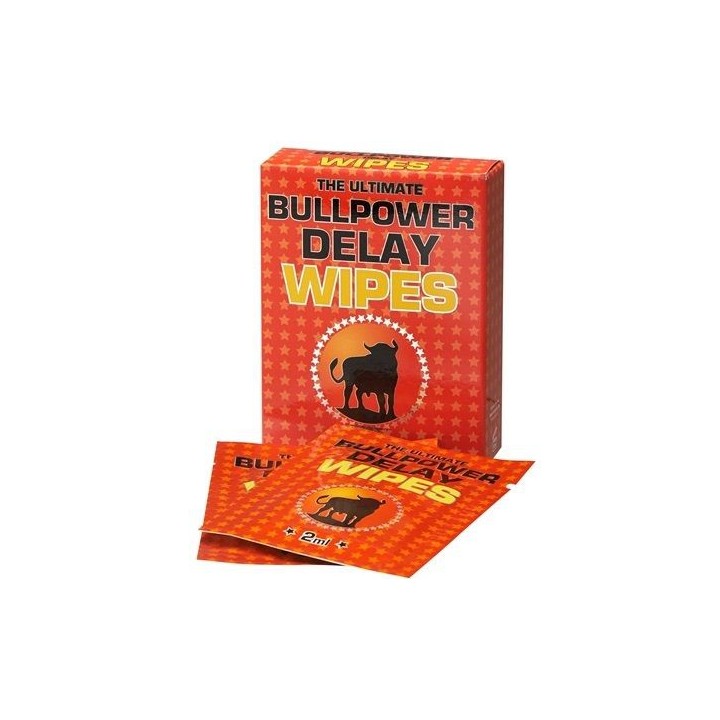 BULL POWER DELAY WIPES 6 TOALLITAS RETARDANTES