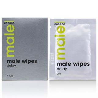 MALE WIPES DELAY 6 TOALLITAS RETARDANTE