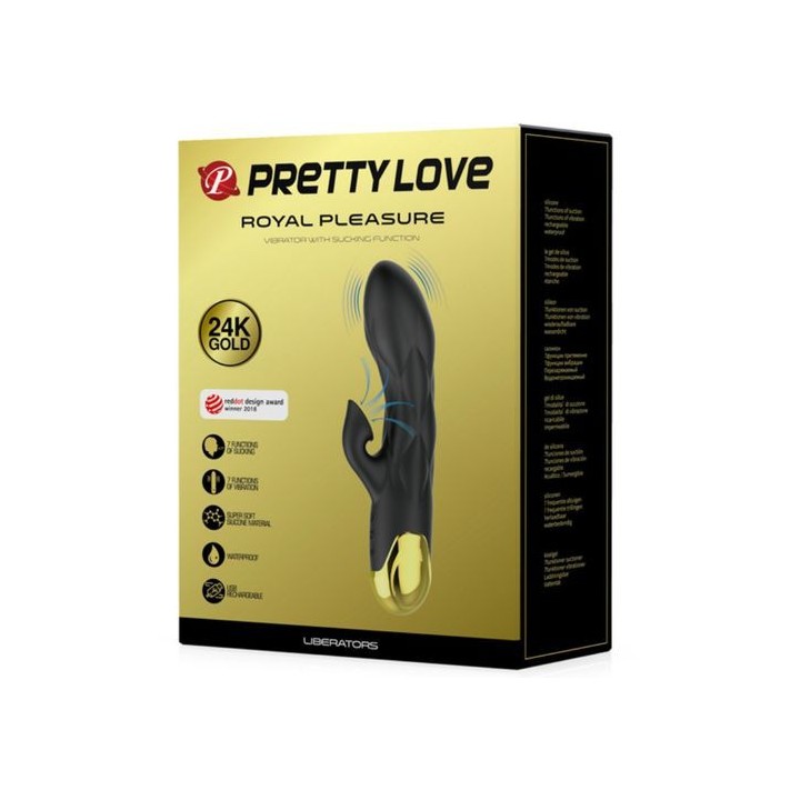 PRETTY LOVE LIBERATORS SUCKING VIBRADOR CON SUCCIÓN agotado temporalmente