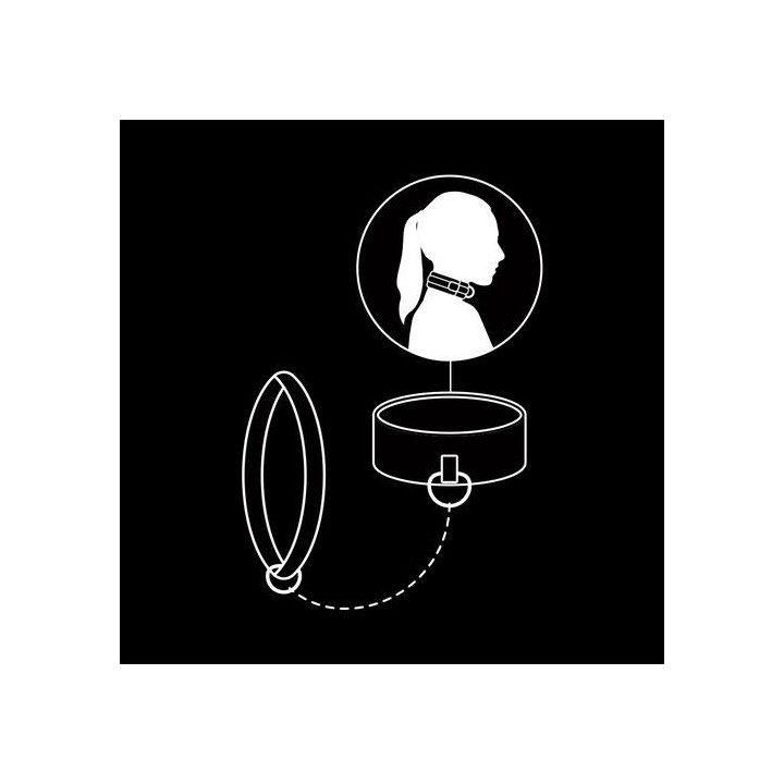 SUBMISSIVE COLLAR & LEASH COLLAR Y CORREA