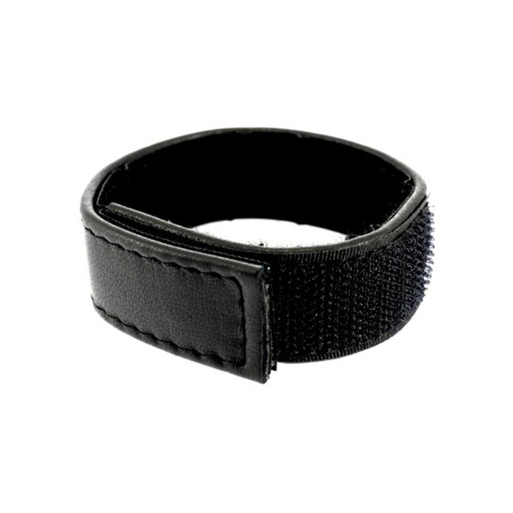 METAL HARD CORREA CUERO VELCRO PARA PENE Y TESTÍCULOS