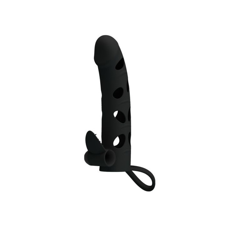 FUNDA SILICONA CON BALA VIBRADOR PRETTY LOVE