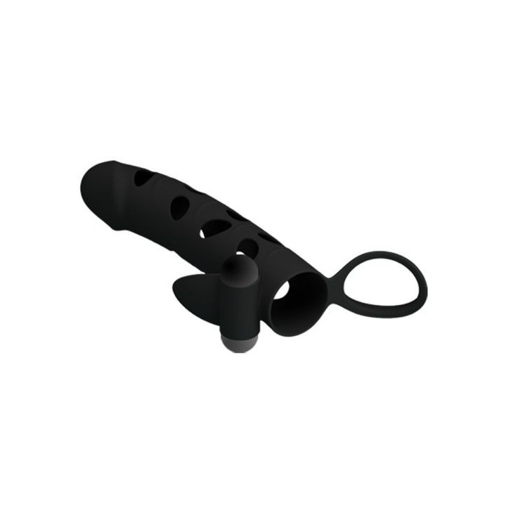 FUNDA SILICONA CON BALA VIBRADOR PRETTY LOVE