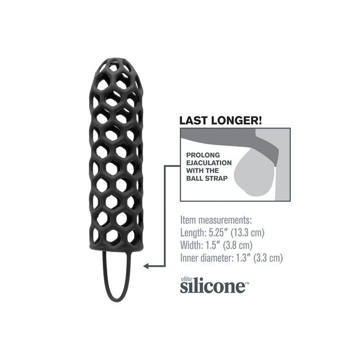 SILICONE WARRIOR COCK CAGE FUNDA CON ANILLA