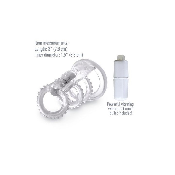 VIBRATING COCK CAGE FUNDA Y BALA VIBRADOR
