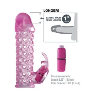 VIBRATING COUPLES CAGE PINK FUNDA Y BALA VIBRADOR