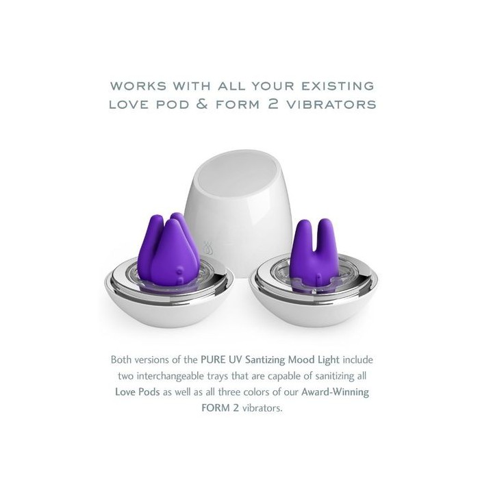 PURE UV LOVE POD TRE & FORM 2 VIBRATORS ESTIMULADOR VIBRADOR
