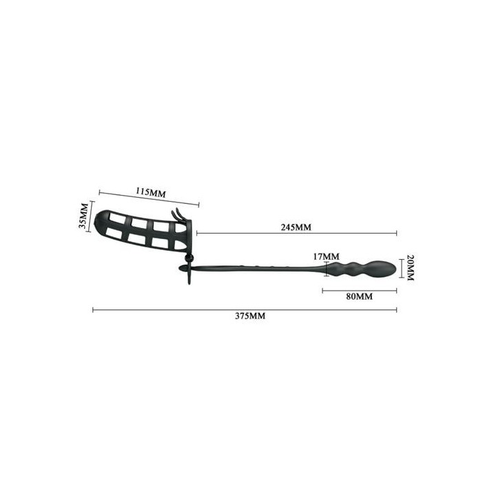 HERCULES SLEEVE FUNDA CON ESTIMULADOR ANAL