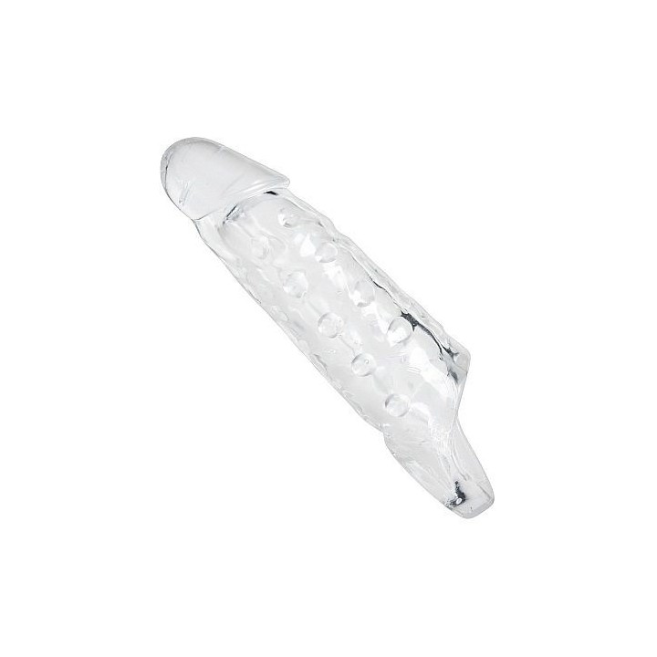 FUNDA ALARGADORA PARA EL PENE TRANSPARENTE