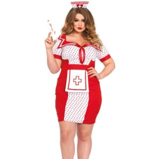 LEG AVENUE BEDSIDE BETTY ENFERMERA PLUS SIZE