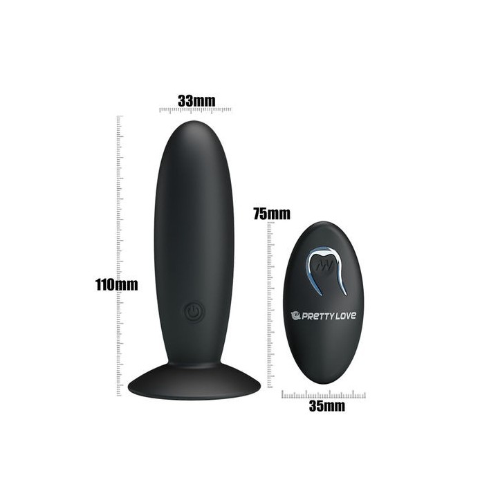 PRETTY LOVE REMOTE CONTROL VIBRATING PLUG (agotado temporalmente)