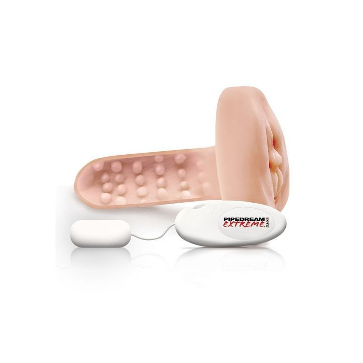 EXTREME TOYZ VIBRATING FRESHMAN MASTURBADOR VAGINA (Agotado temporalmente)