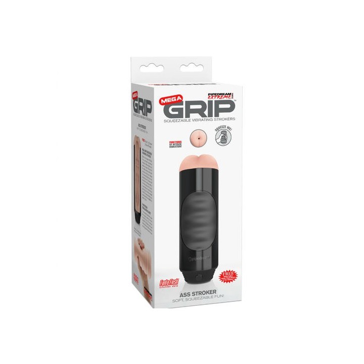 EXTREME TOYZ VIBRATING ASS STROKER MASTURBADOR ANO