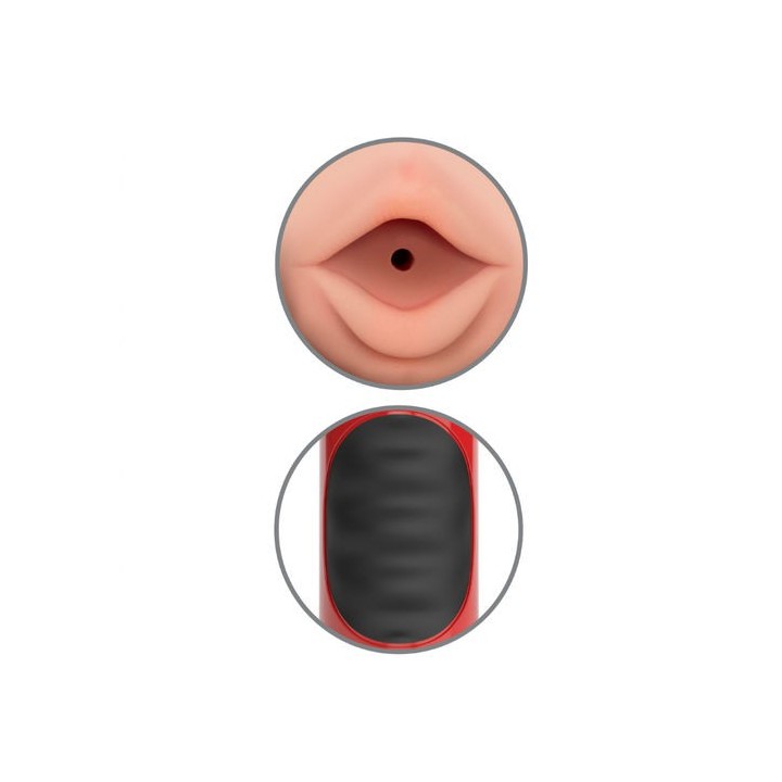 EXTREME TOYZ MEGA GRIP MOUTH STROKER MASTURBADOR VIBRADOR