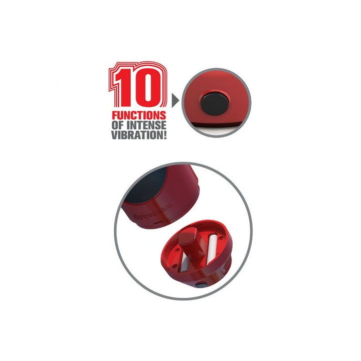 EXTREME TOYZ MEGA GRIP MOUTH STROKER MASTURBADOR VIBRADOR