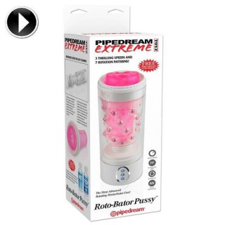 MASTURBADOR MASCULINO CON VIBRACIÓN Y ROTACIÓN