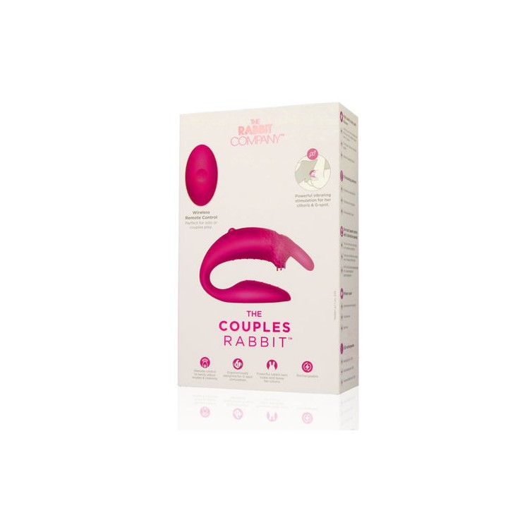 WE VIBE THE COUPLES RABBIT VIBRADOR PARA PAREJA CONTROL REMOTO