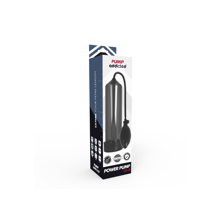 PUMP ADDICTED RX3 BLACK BOMBA ERECCIÓN